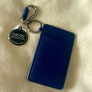 NWT ID/Card holder clip on from Bath & Body Works. Can add small hand sanitizer